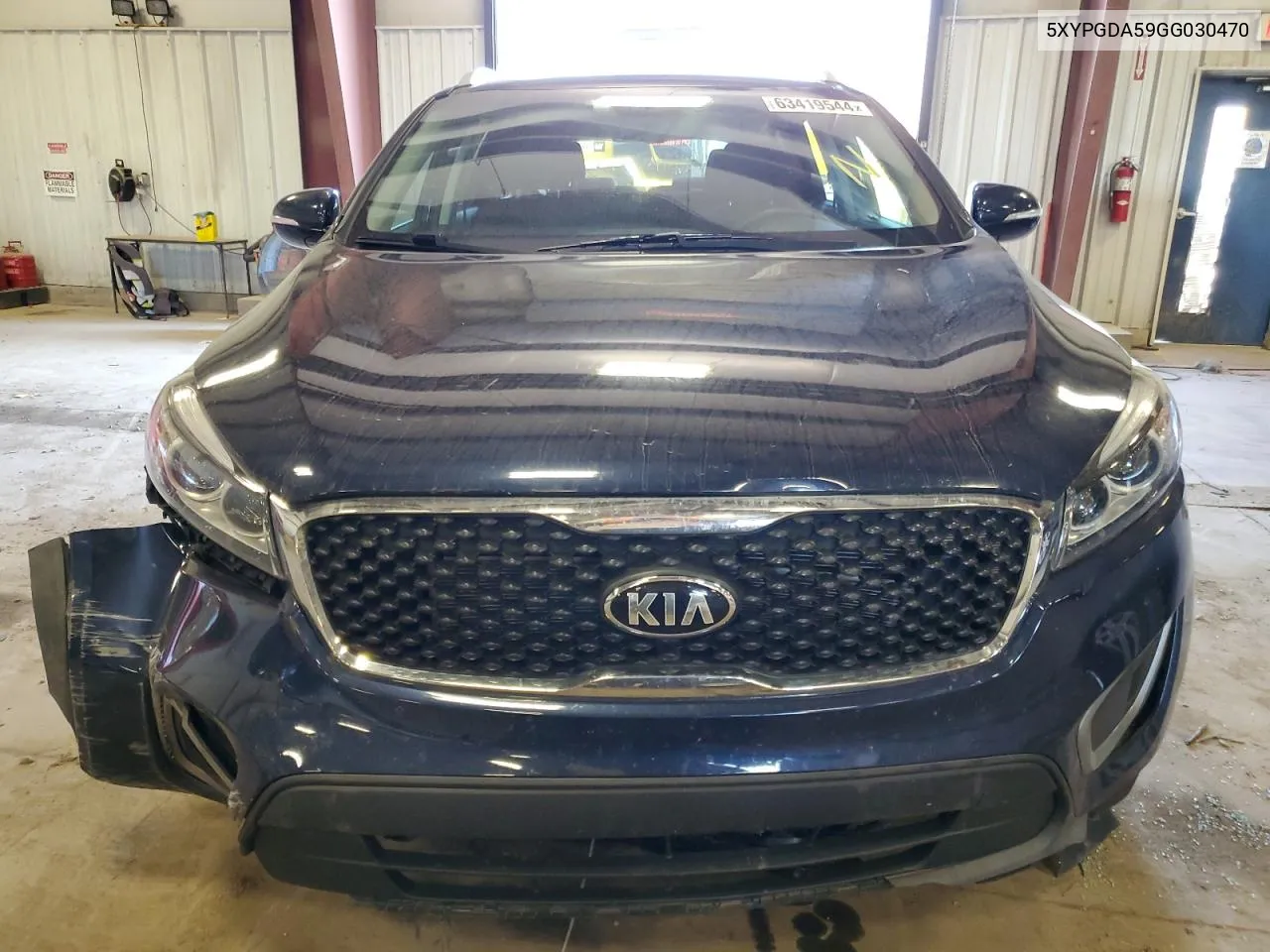 2016 Kia Sorento Lx VIN: 5XYPGDA59GG030470 Lot: 63419544