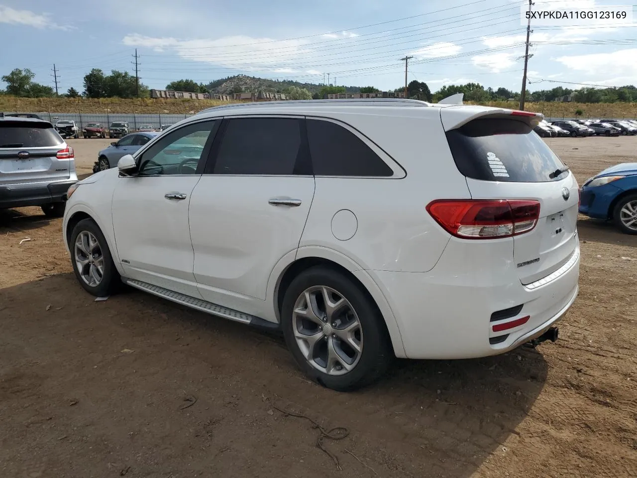 2016 Kia Sorento Sx VIN: 5XYPKDA11GG123169 Lot: 63522174