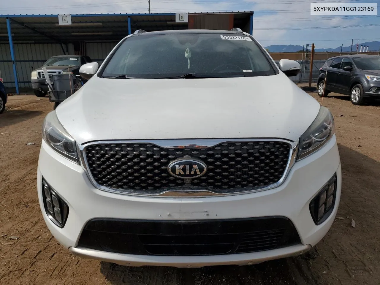 2016 Kia Sorento Sx VIN: 5XYPKDA11GG123169 Lot: 63522174