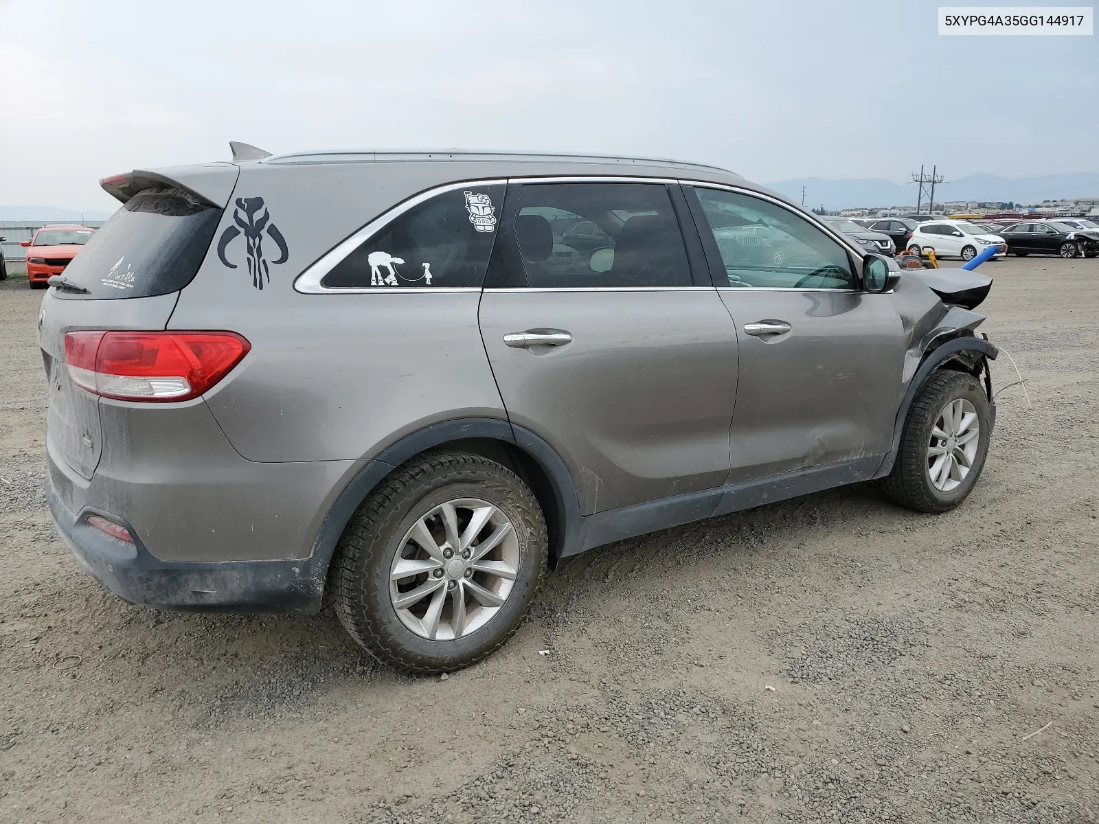 2016 Kia Sorento Lx VIN: 5XYPG4A35GG144917 Lot: 63539504