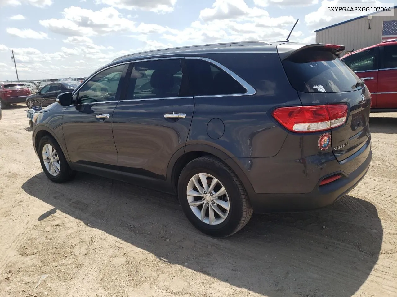 2016 Kia Sorento Lx VIN: 5XYPG4A3XGG102064 Lot: 63643244