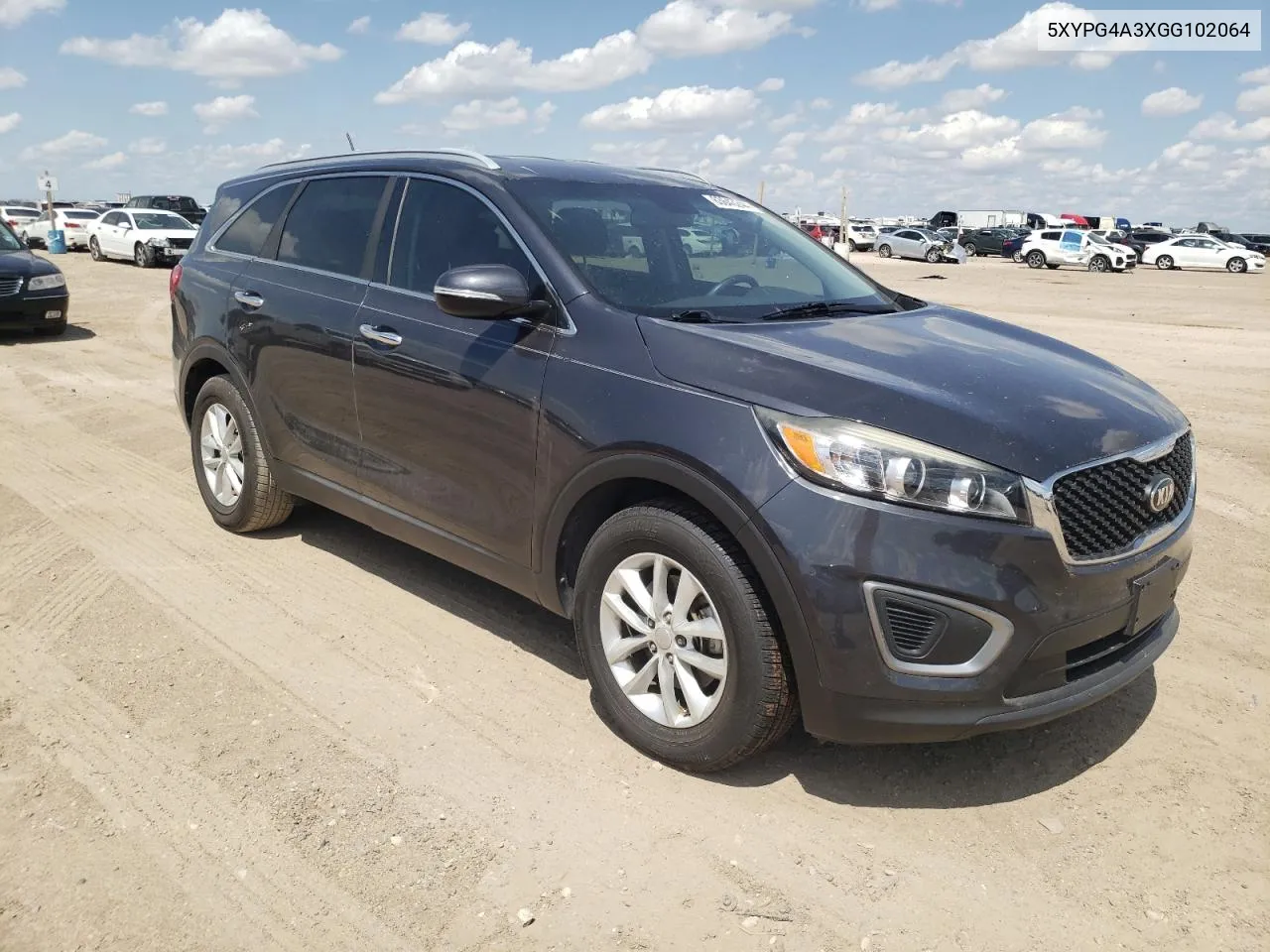 5XYPG4A3XGG102064 2016 Kia Sorento Lx