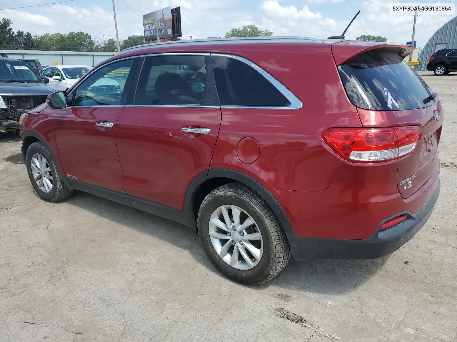 2016 Kia Sorento Lx VIN: 5XYPGDA54GG130864 Lot: 63895194