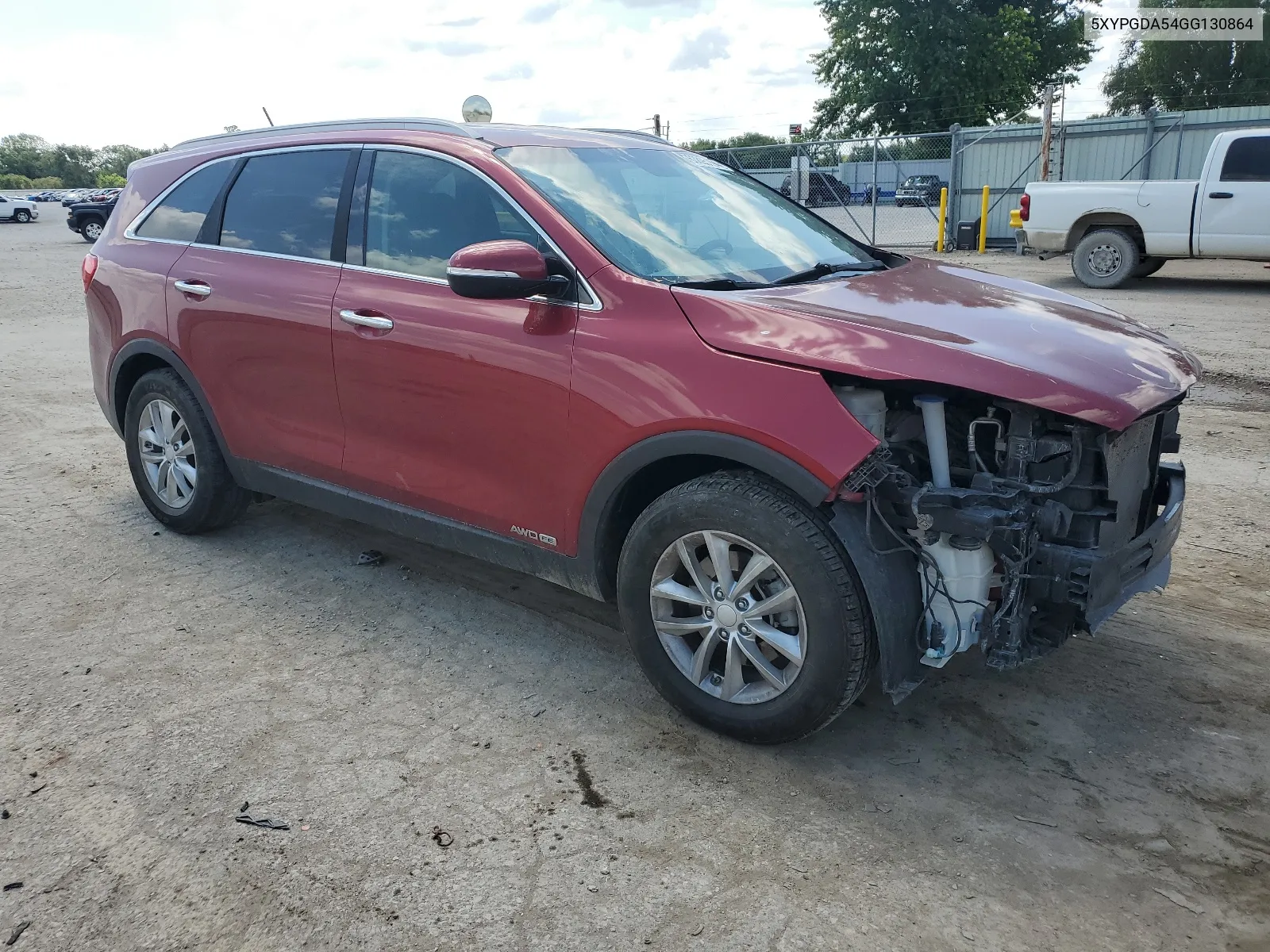 5XYPGDA54GG130864 2016 Kia Sorento Lx