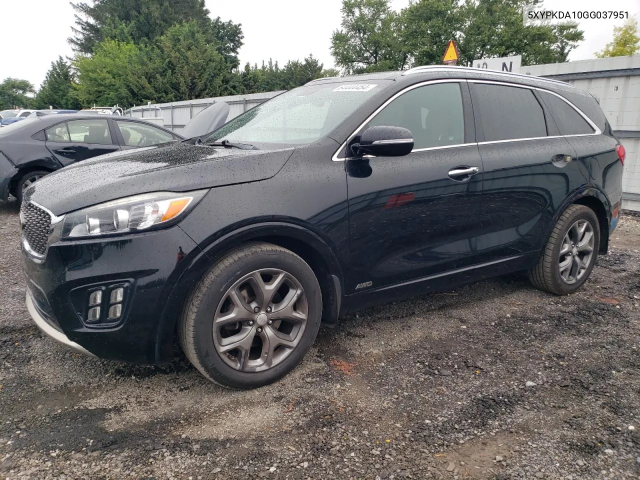 2016 Kia Sorento Sx VIN: 5XYPKDA10GG037951 Lot: 64444454