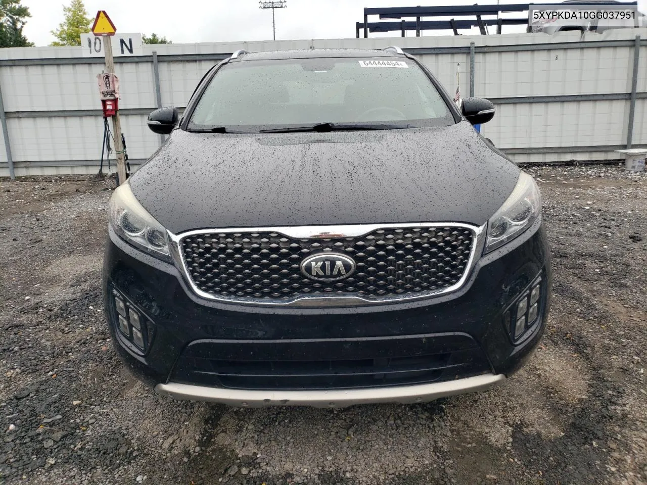 2016 Kia Sorento Sx VIN: 5XYPKDA10GG037951 Lot: 64444454