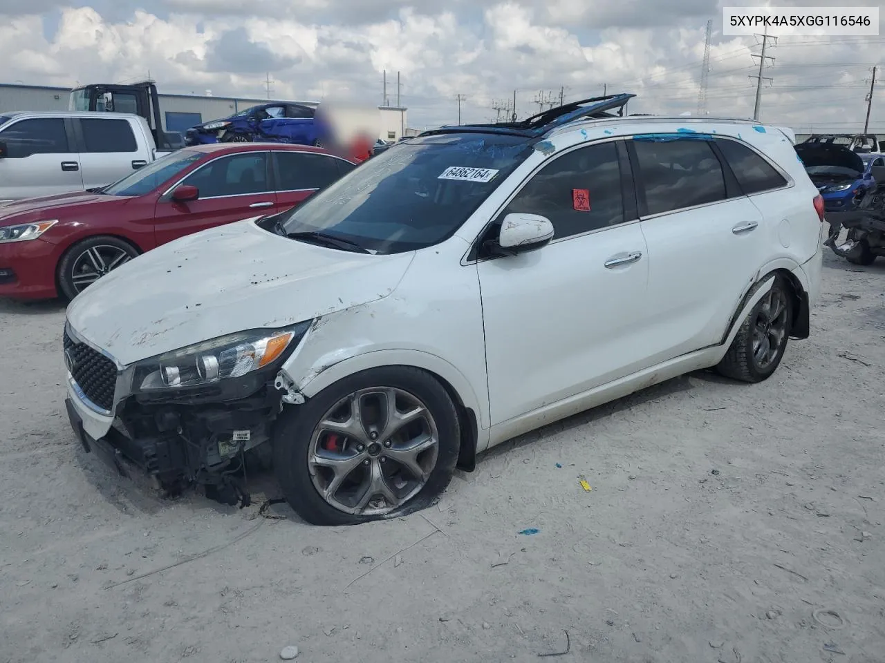 5XYPK4A5XGG116546 2016 Kia Sorento Sx