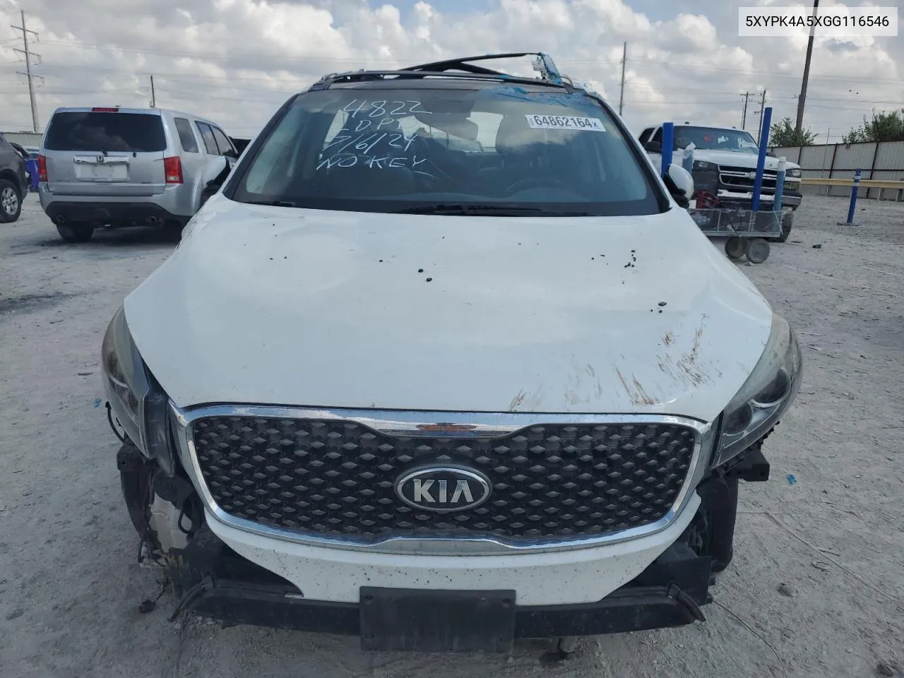 5XYPK4A5XGG116546 2016 Kia Sorento Sx