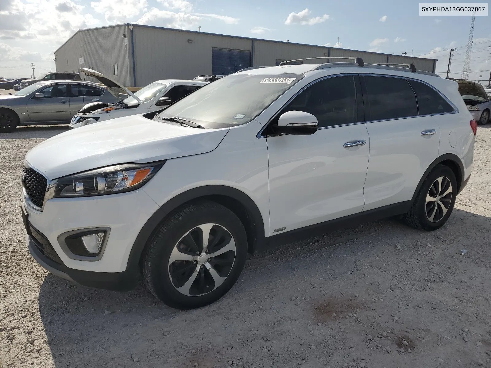 2016 Kia Sorento Ex VIN: 5XYPHDA13GG037067 Lot: 64988164