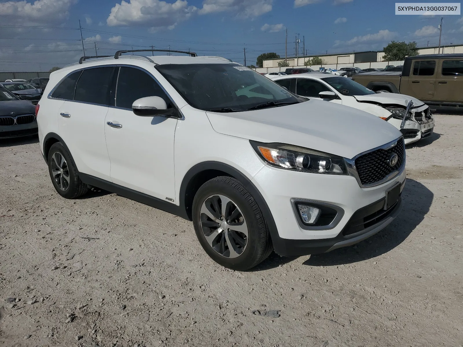 2016 Kia Sorento Ex VIN: 5XYPHDA13GG037067 Lot: 64988164