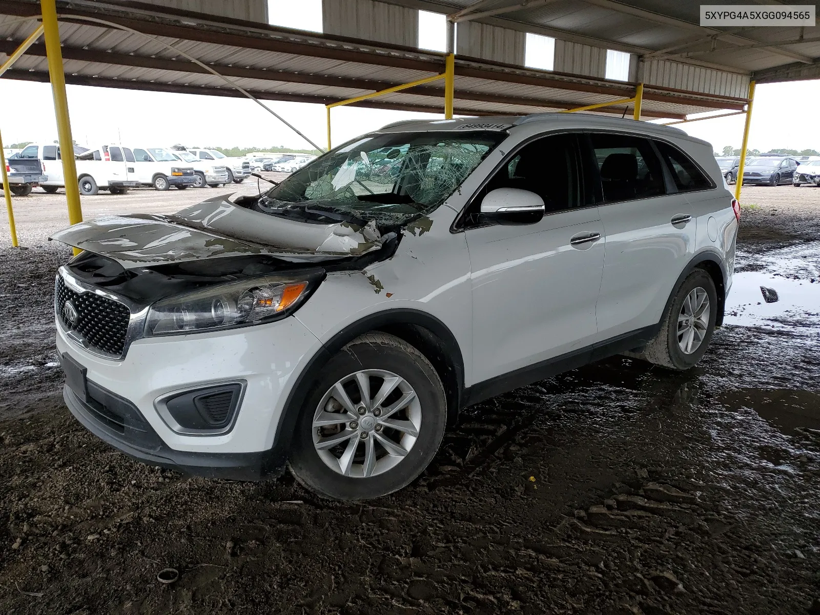 2016 Kia Sorento Lx VIN: 5XYPG4A5XGG094565 Lot: 64993414