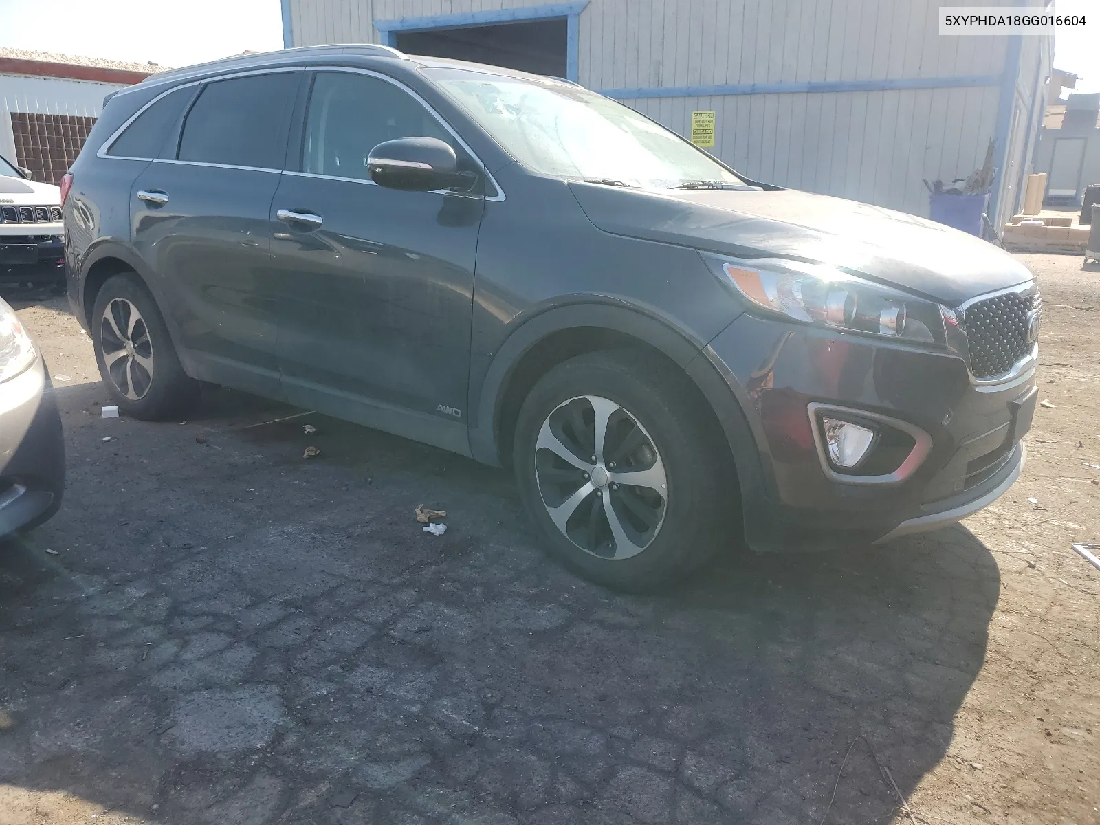 2016 Kia Sorento Ex VIN: 5XYPHDA18GG016604 Lot: 65332604