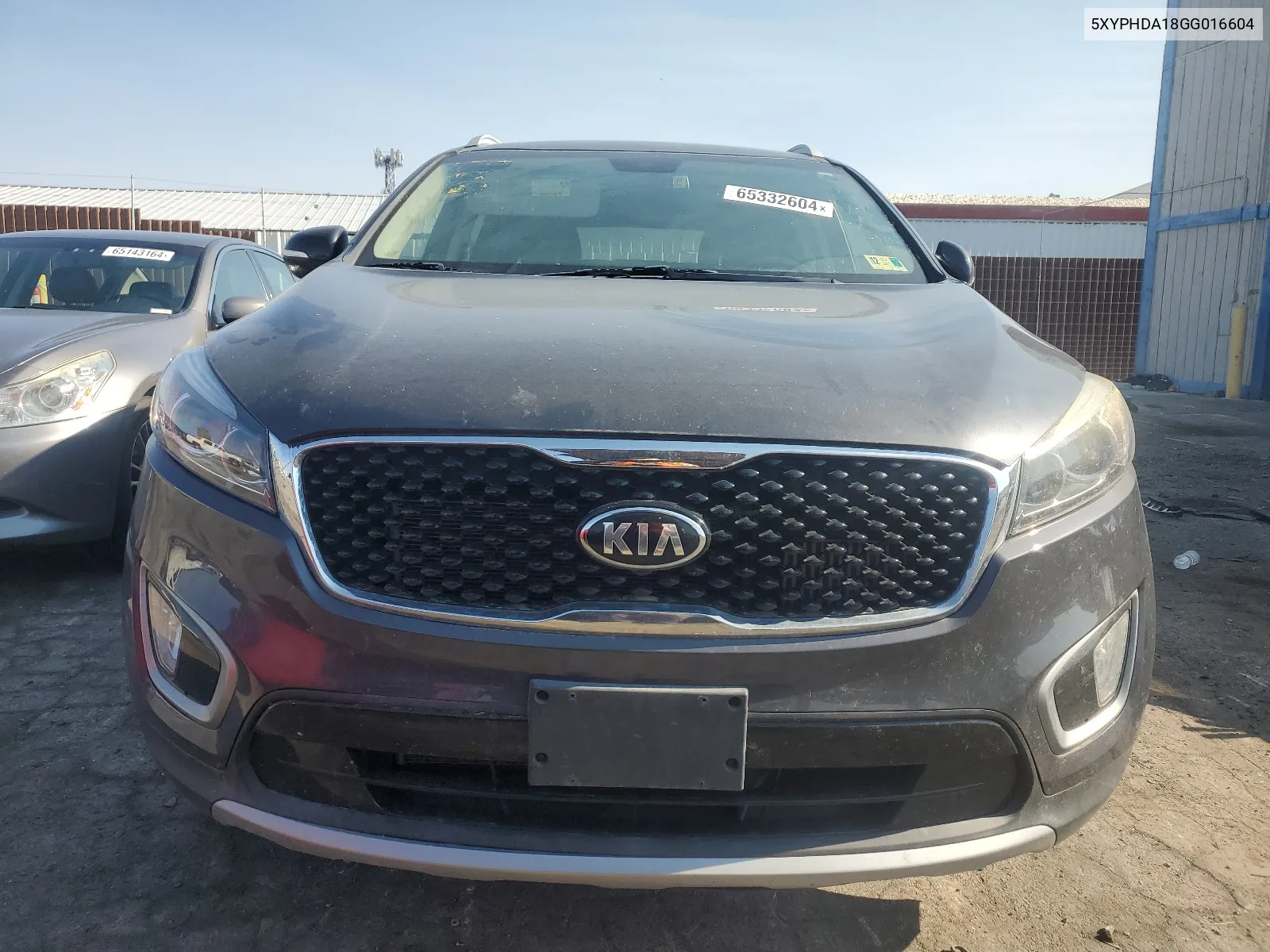 2016 Kia Sorento Ex VIN: 5XYPHDA18GG016604 Lot: 65332604