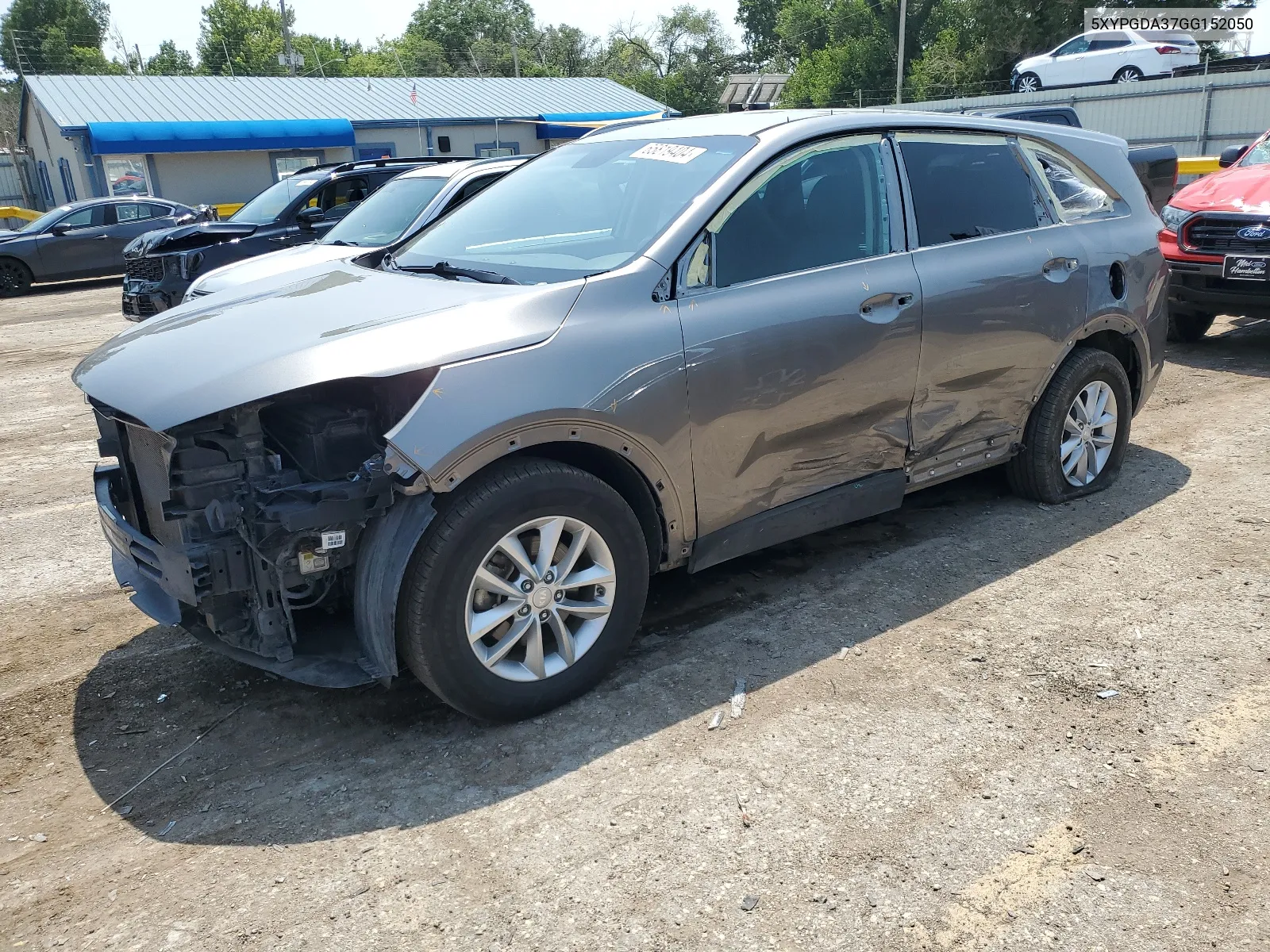 2016 Kia Sorento Lx VIN: 5XYPGDA37GG152050 Lot: 65819404