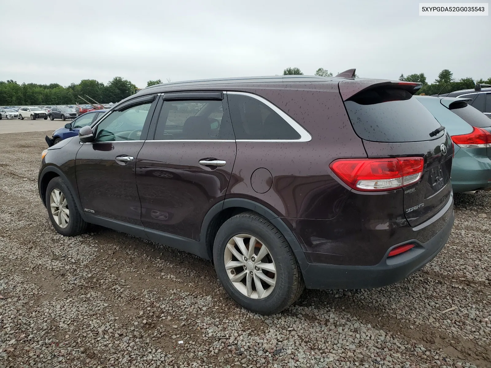 5XYPGDA52GG035543 2016 Kia Sorento Lx