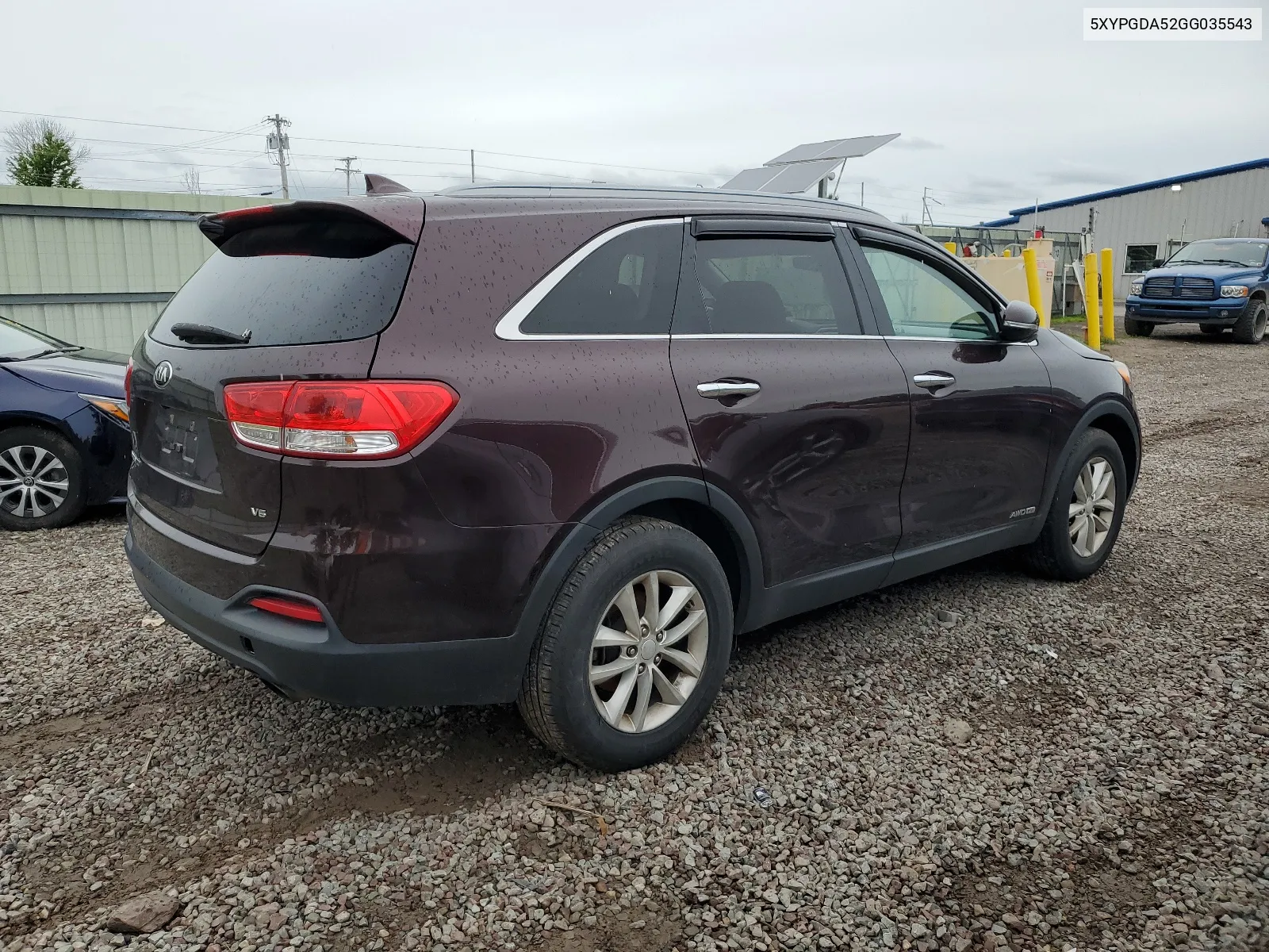 5XYPGDA52GG035543 2016 Kia Sorento Lx