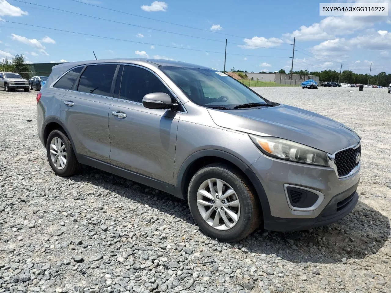 2016 Kia Sorento Lx VIN: 5XYPG4A3XGG116272 Lot: 66558274