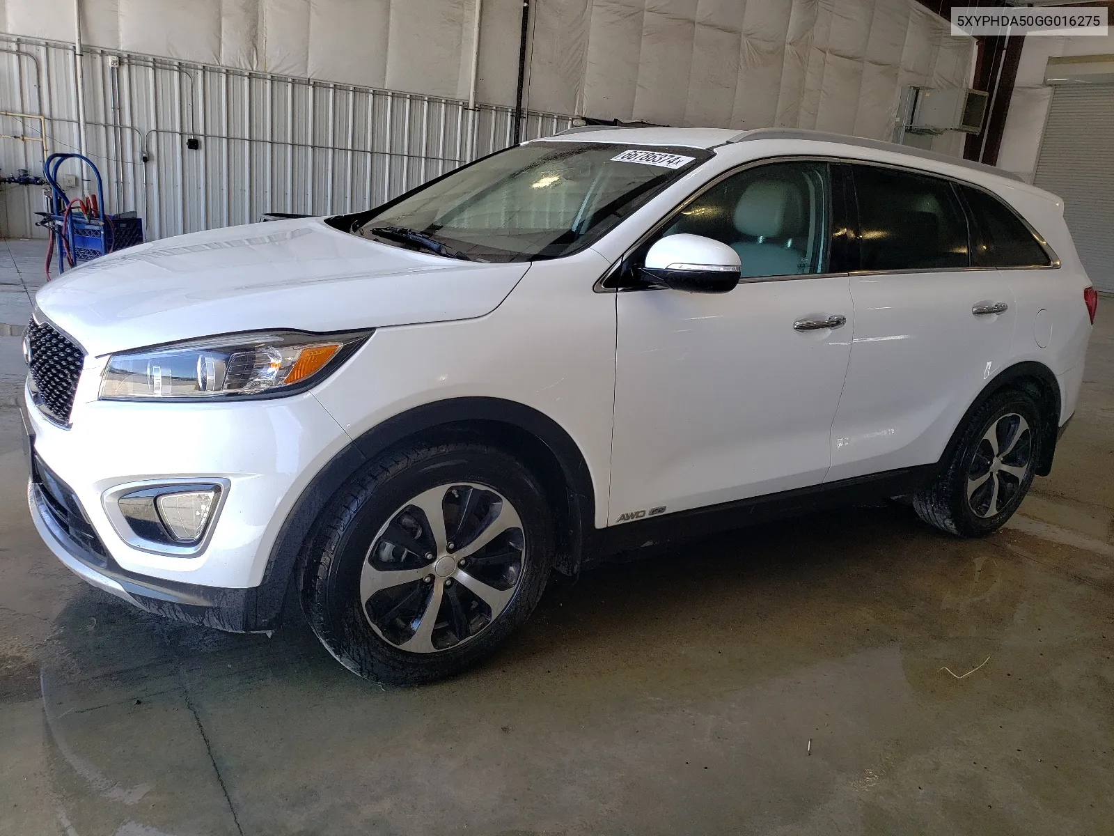 2016 Kia Sorento Ex VIN: 5XYPHDA50GG016275 Lot: 66786374