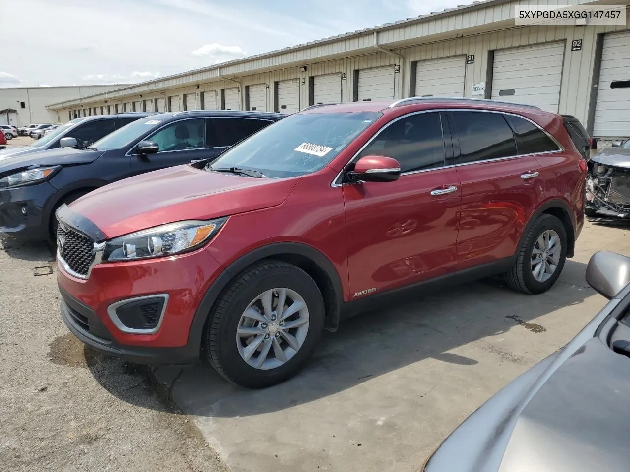 2016 Kia Sorento Lx VIN: 5XYPGDA5XGG147457 Lot: 66860734