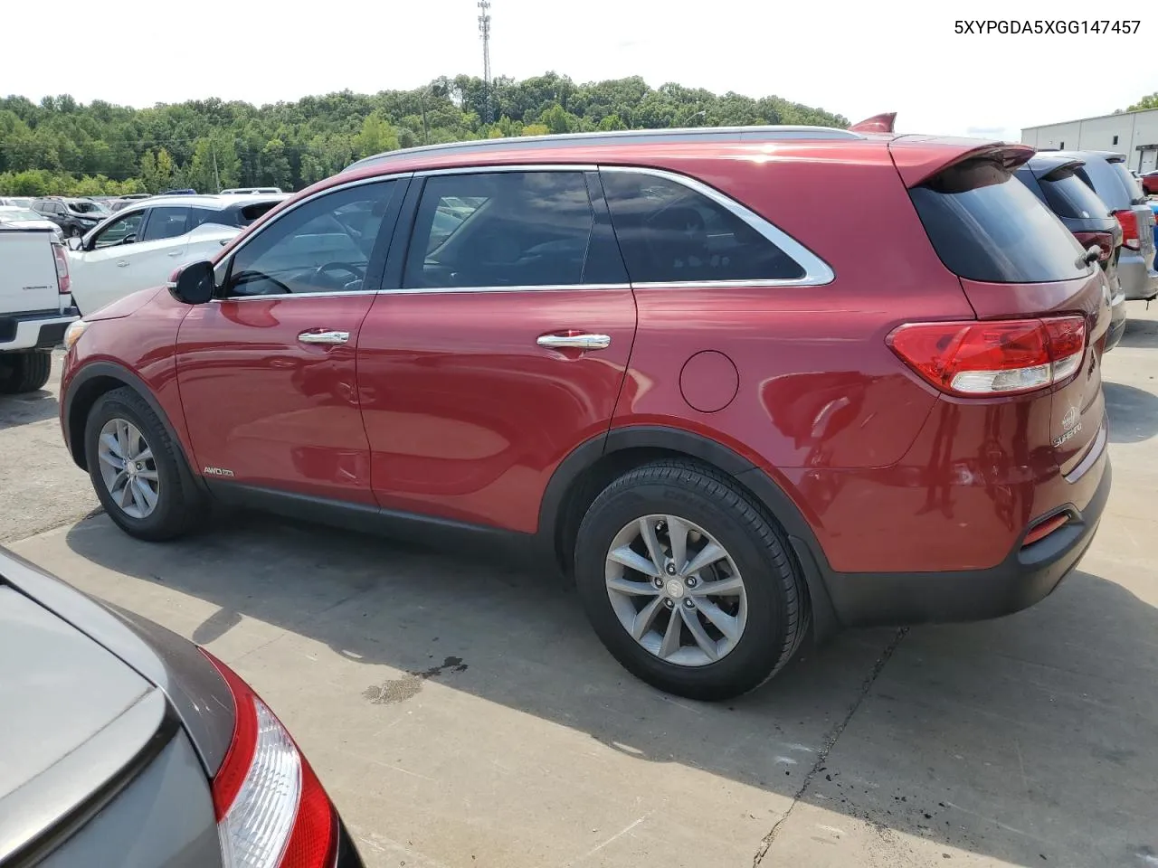 2016 Kia Sorento Lx VIN: 5XYPGDA5XGG147457 Lot: 66860734