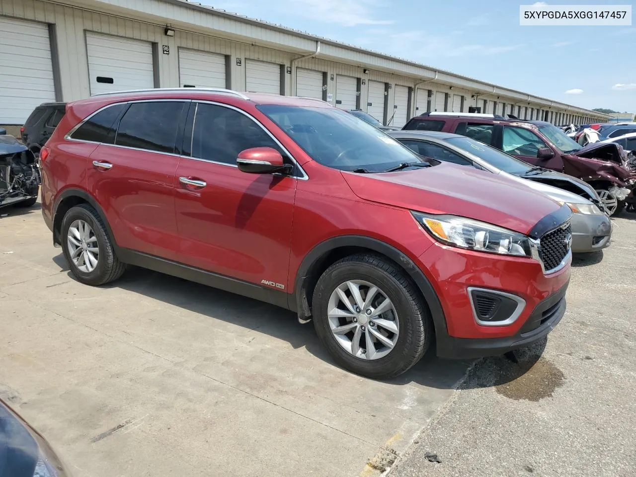 2016 Kia Sorento Lx VIN: 5XYPGDA5XGG147457 Lot: 66860734