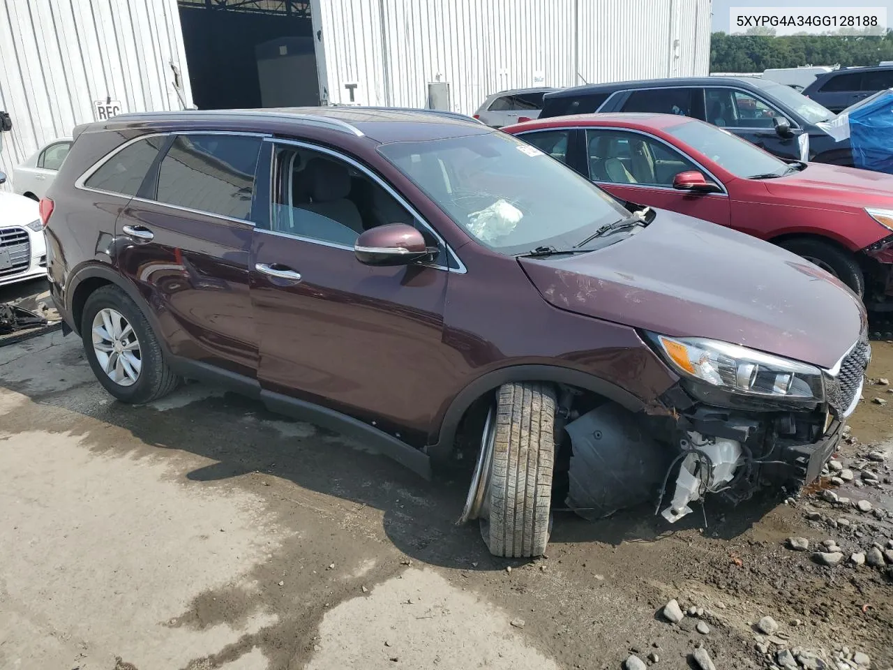 5XYPG4A34GG128188 2016 Kia Sorento Lx