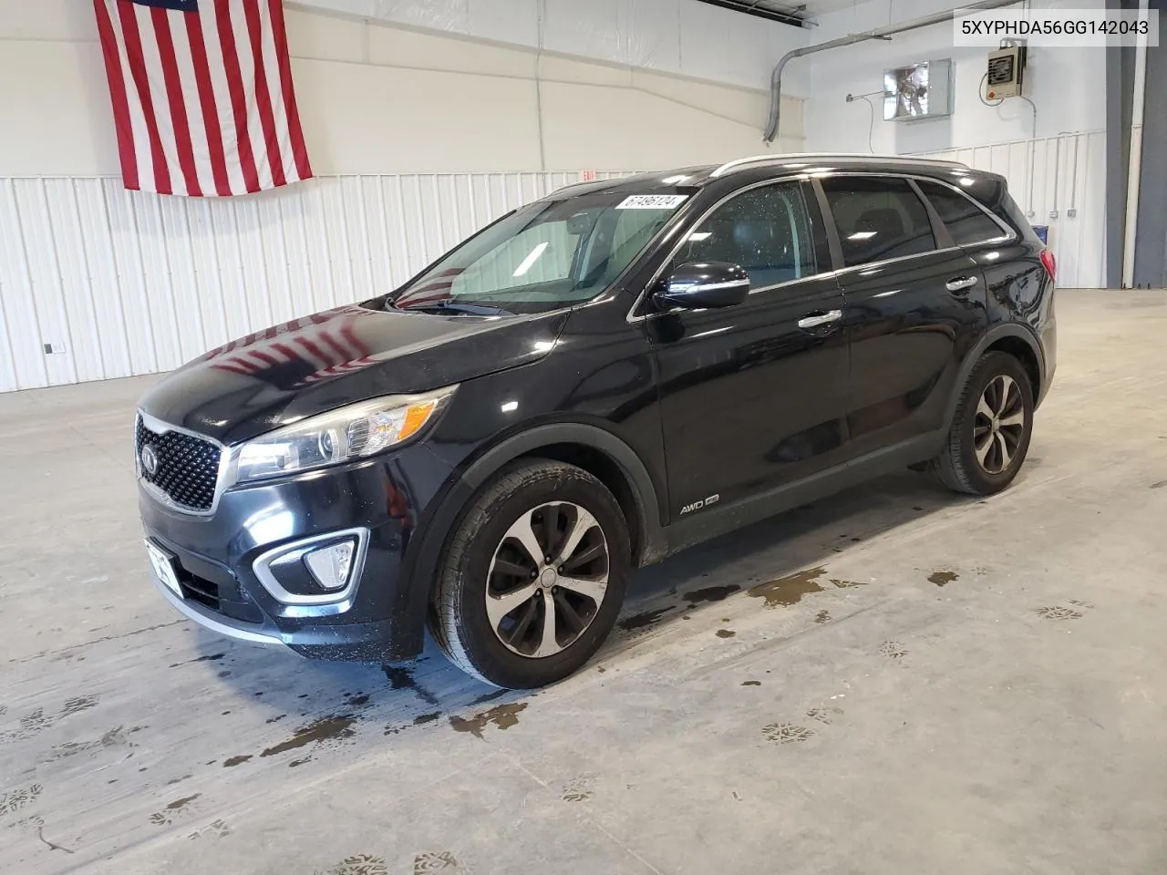 5XYPHDA56GG142043 2016 Kia Sorento Ex