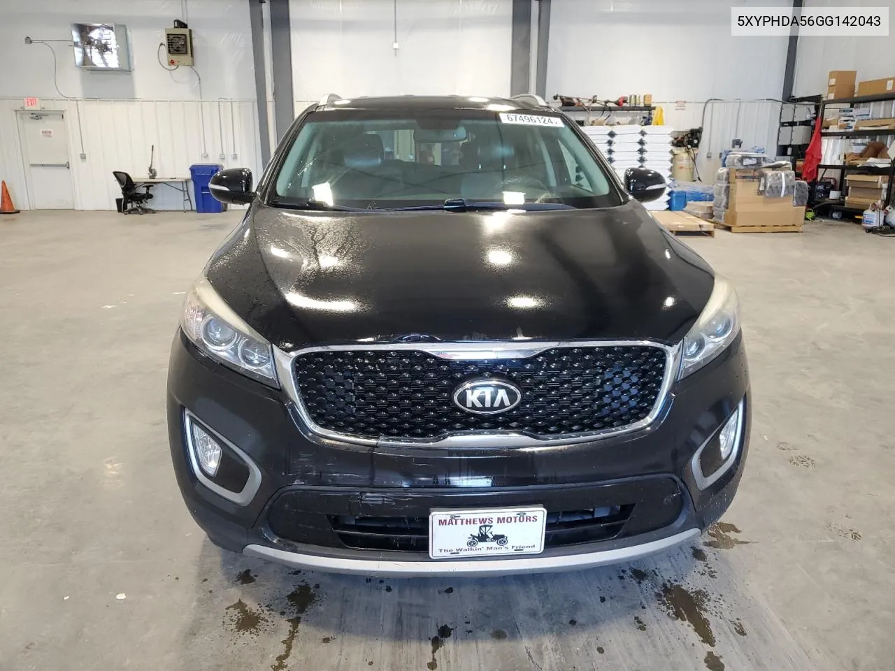 2016 Kia Sorento Ex VIN: 5XYPHDA56GG142043 Lot: 67496124