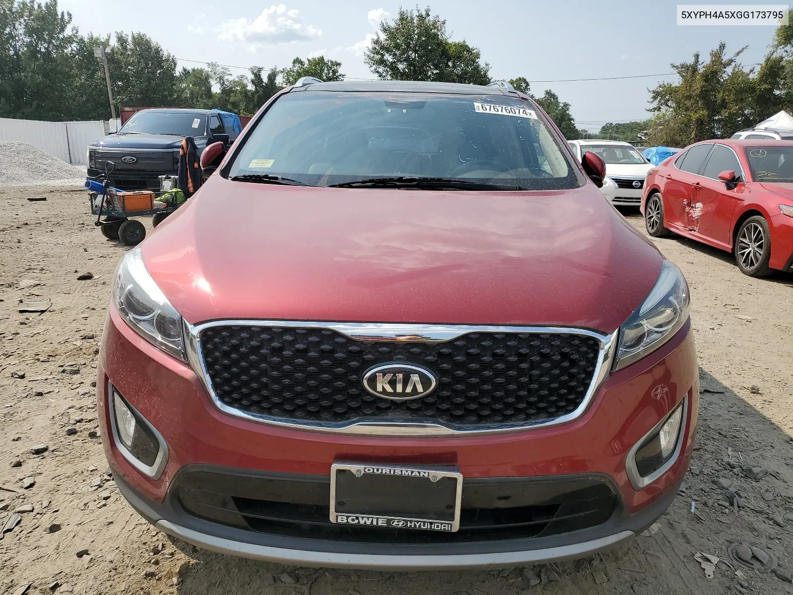 5XYPH4A5XGG173795 2016 Kia Sorento Ex