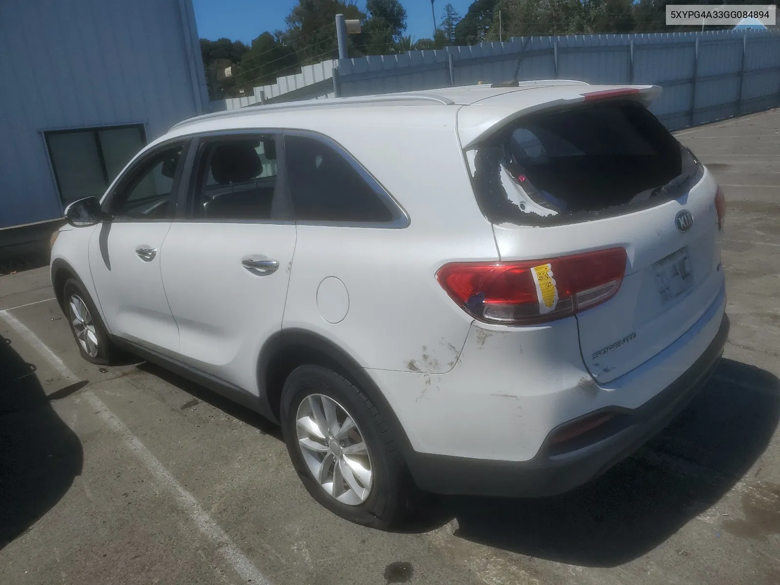 5XYPG4A33GG084894 2016 Kia Sorento Lx