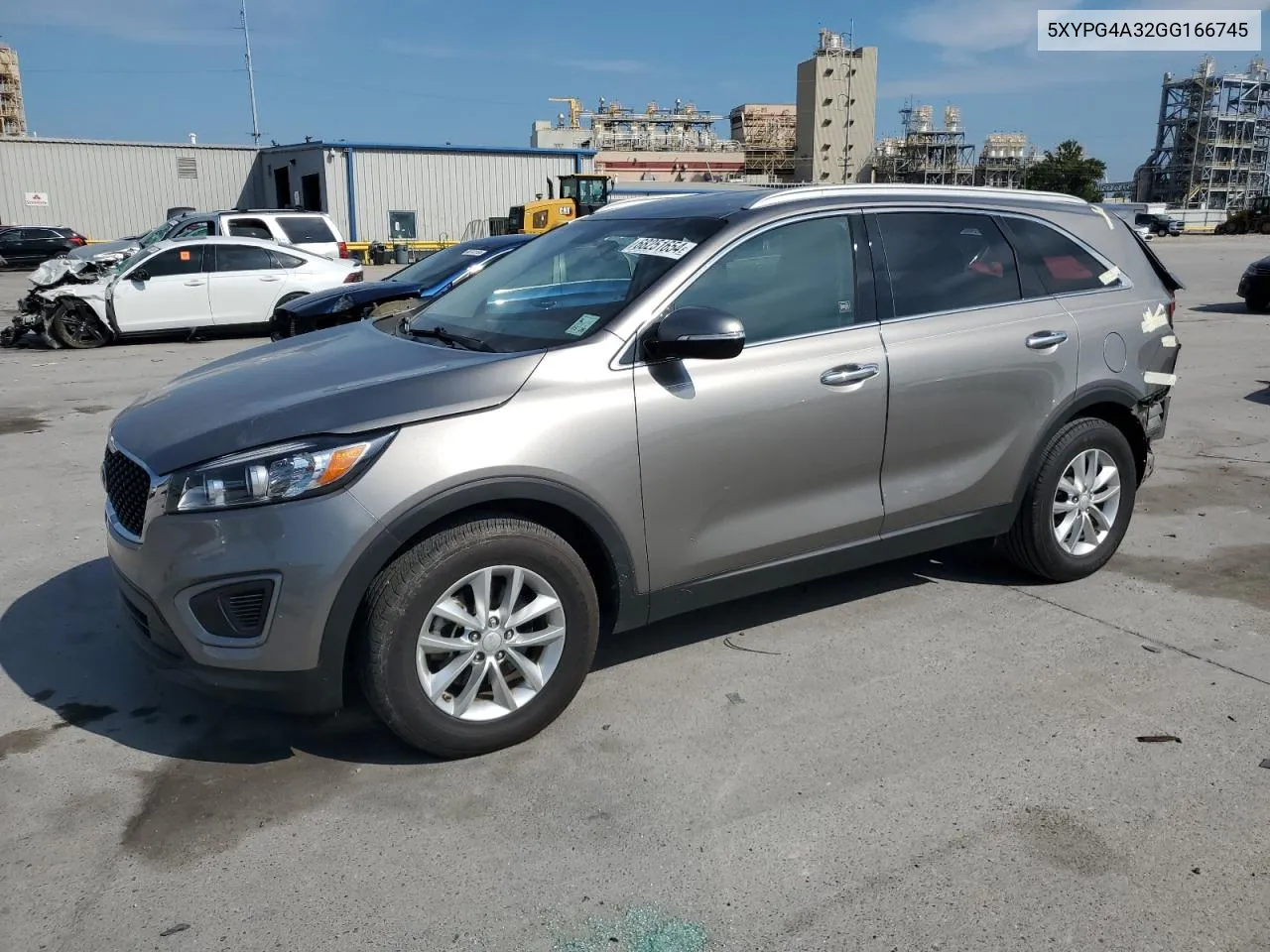 2016 Kia Sorento Lx VIN: 5XYPG4A32GG166745 Lot: 68251654