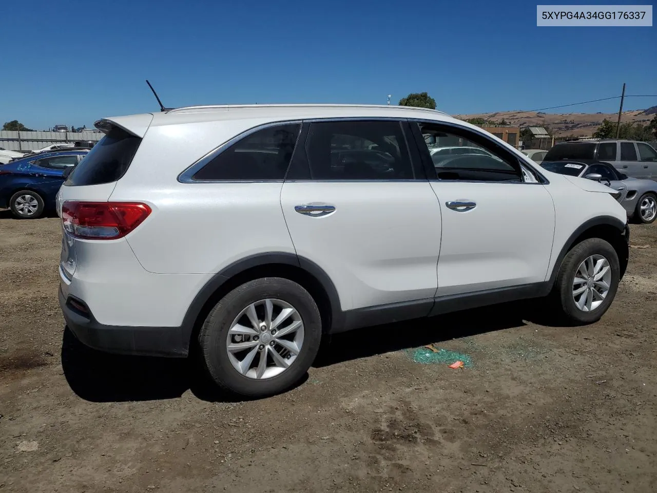 2016 Kia Sorento Lx VIN: 5XYPG4A34GG176337 Lot: 68364584