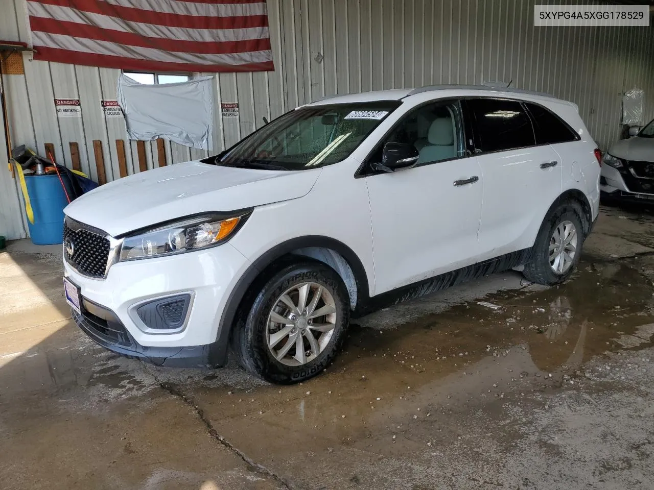 5XYPG4A5XGG178529 2016 Kia Sorento Lx