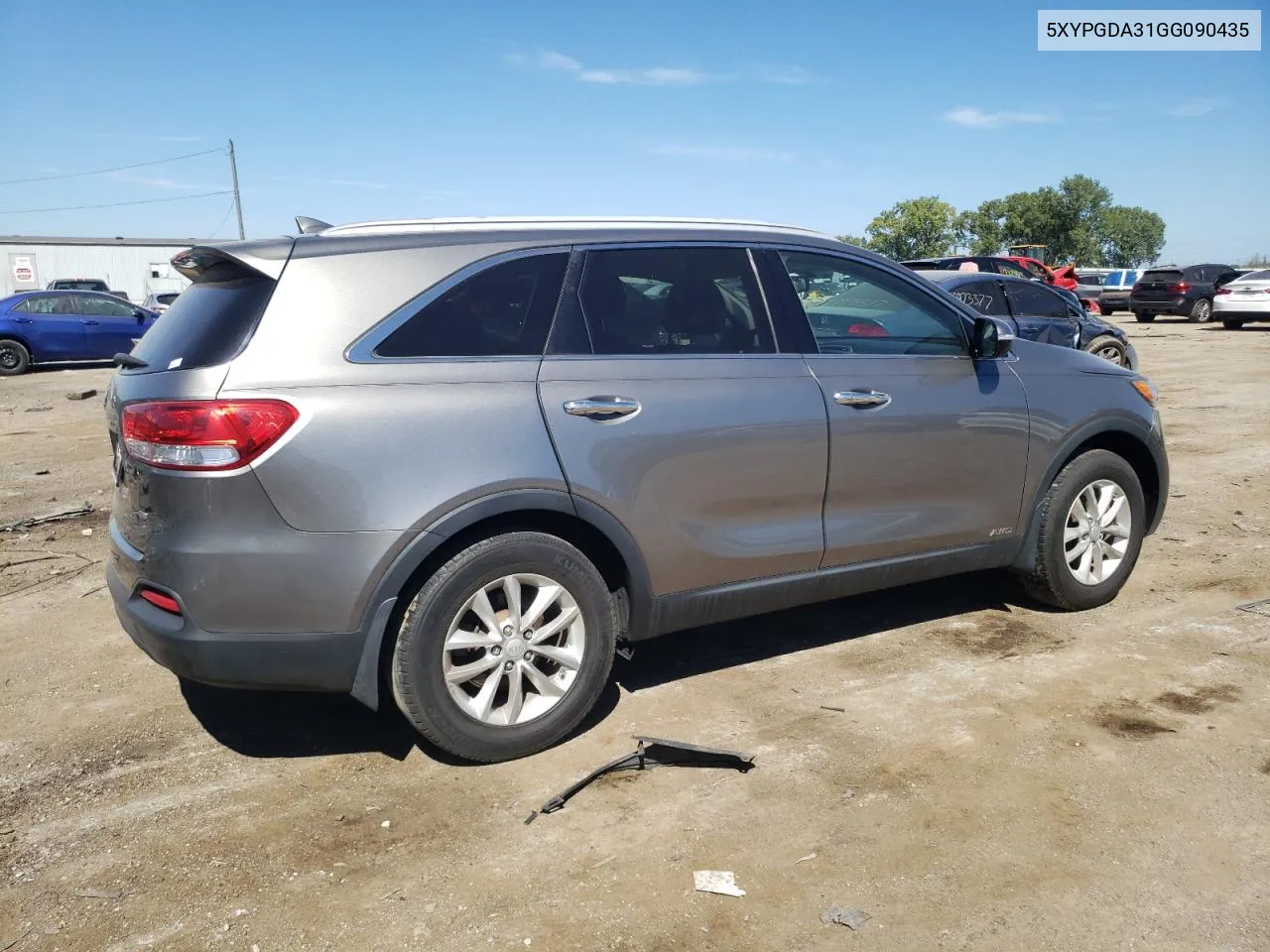 5XYPGDA31GG090435 2016 Kia Sorento Lx