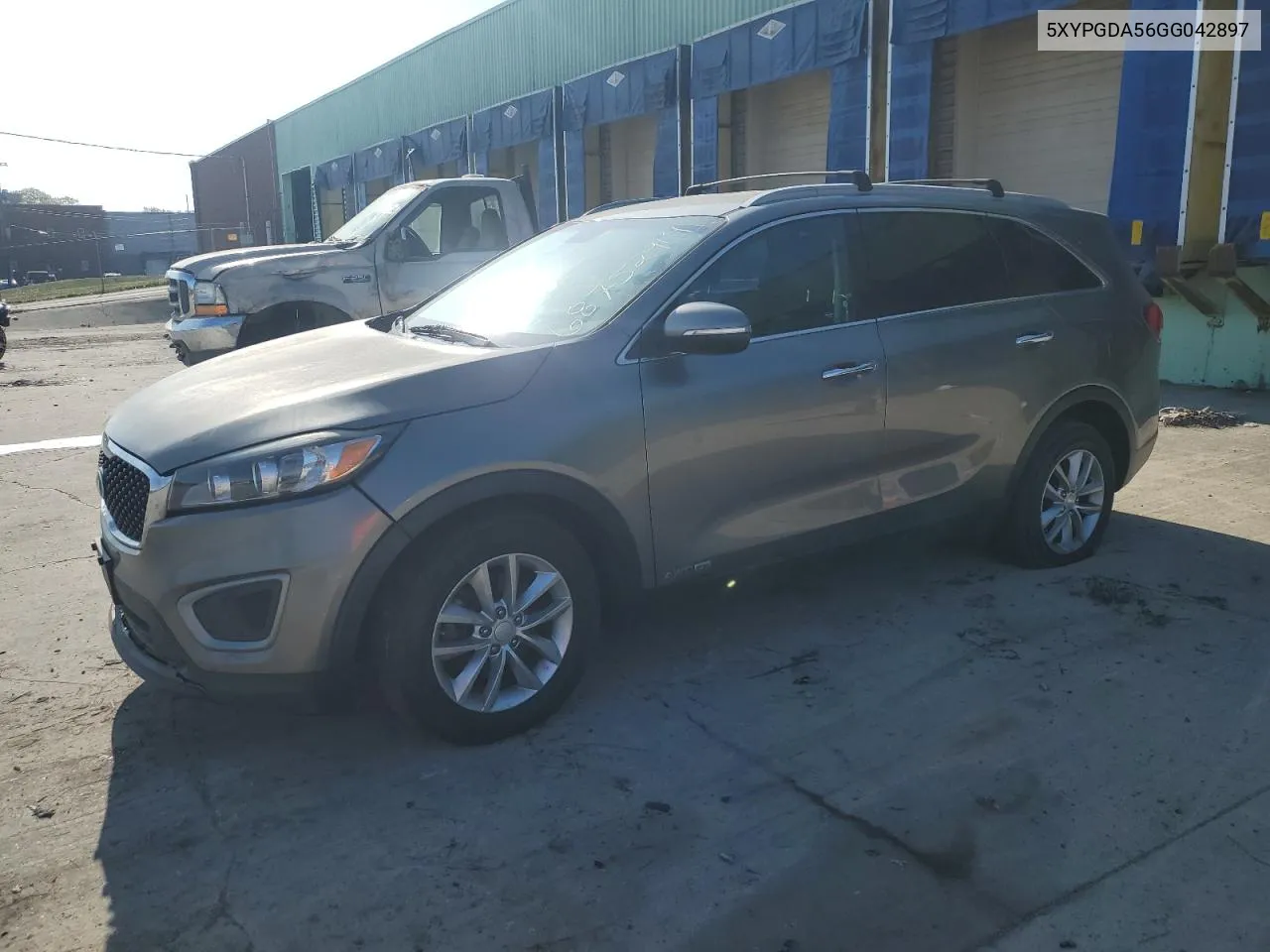 2016 Kia Sorento Lx VIN: 5XYPGDA56GG042897 Lot: 68752914