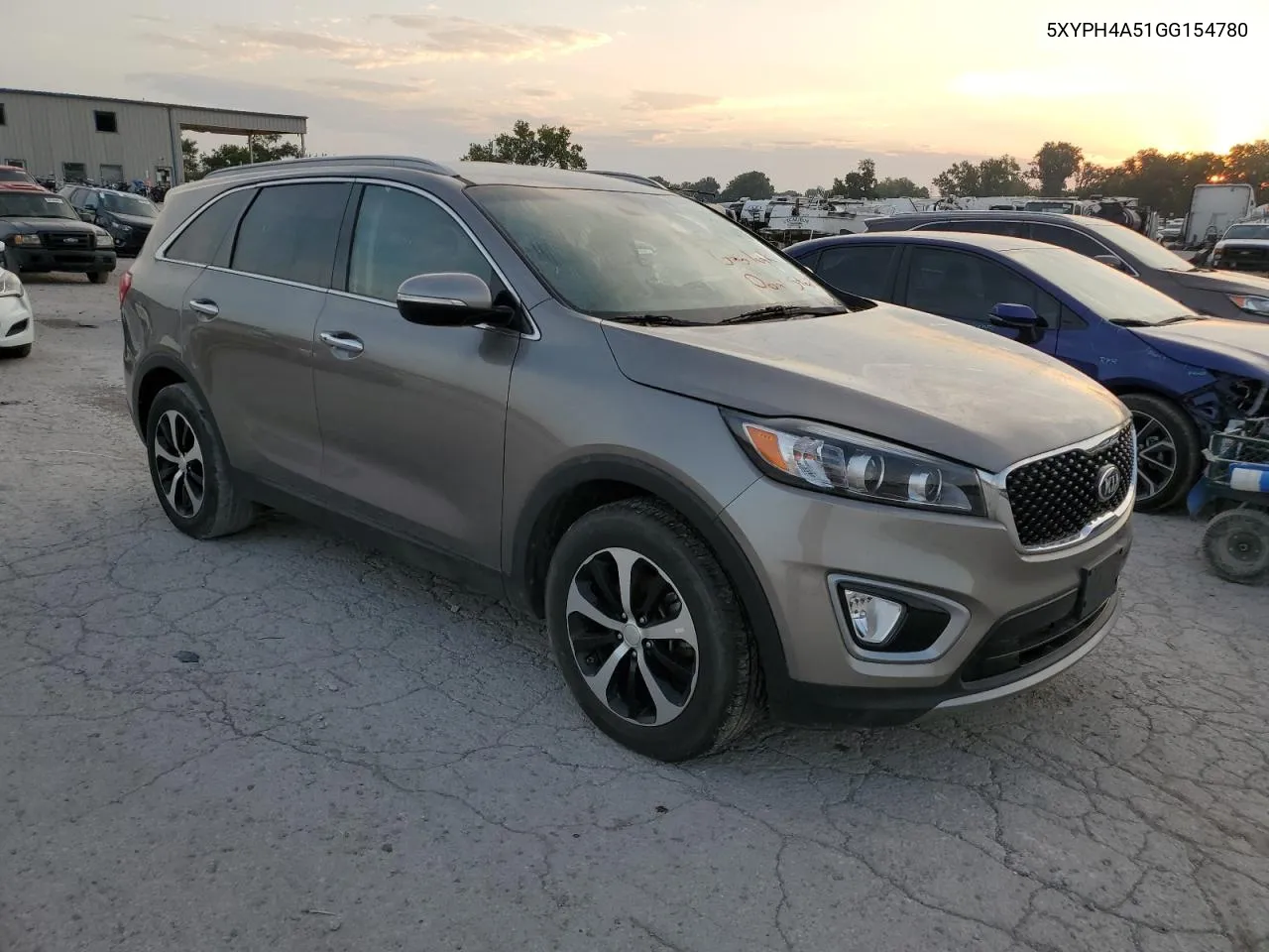 2016 Kia Sorento Ex VIN: 5XYPH4A51GG154780 Lot: 69034894