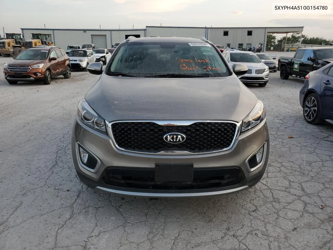 2016 Kia Sorento Ex VIN: 5XYPH4A51GG154780 Lot: 69034894