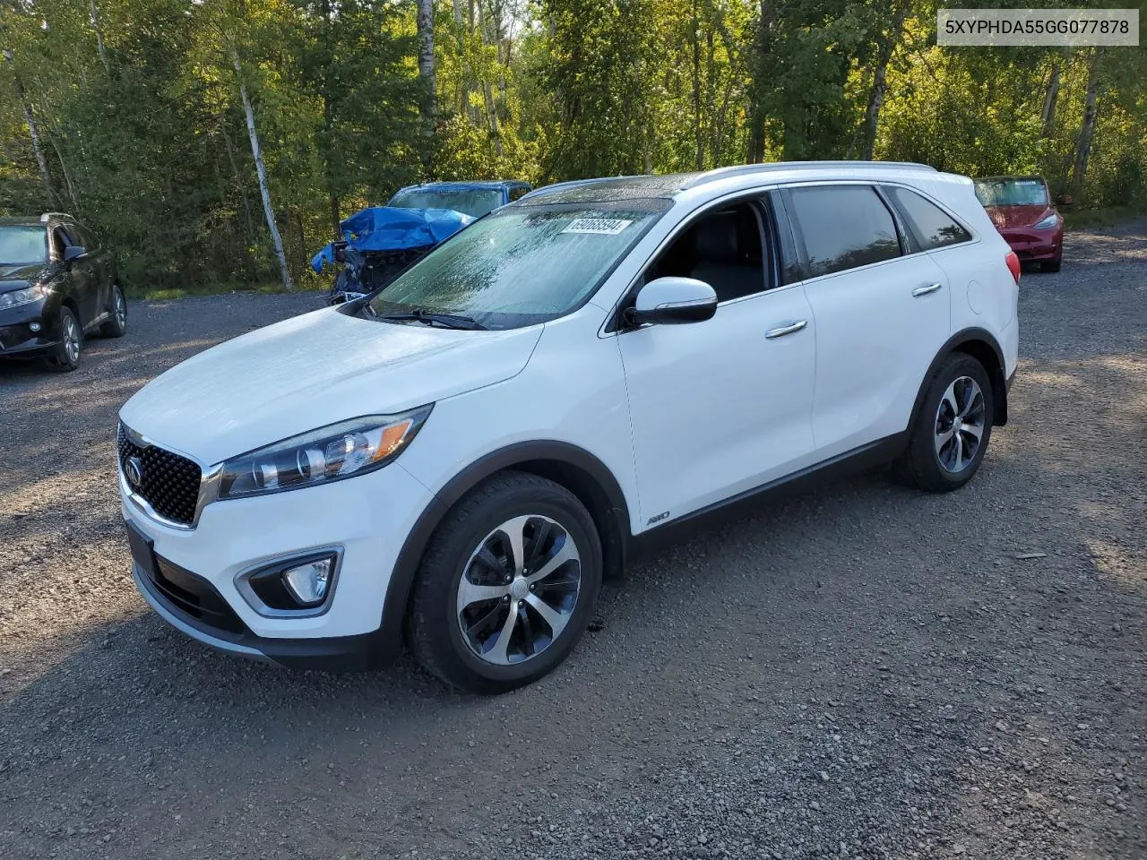 2016 Kia Sorento Ex VIN: 5XYPHDA55GG077878 Lot: 69068594