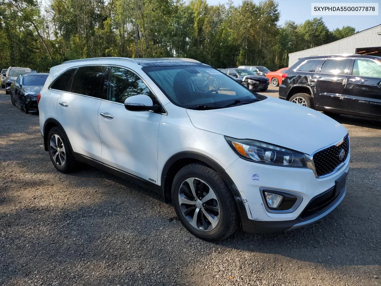 2016 Kia Sorento Ex VIN: 5XYPHDA55GG077878 Lot: 69068594