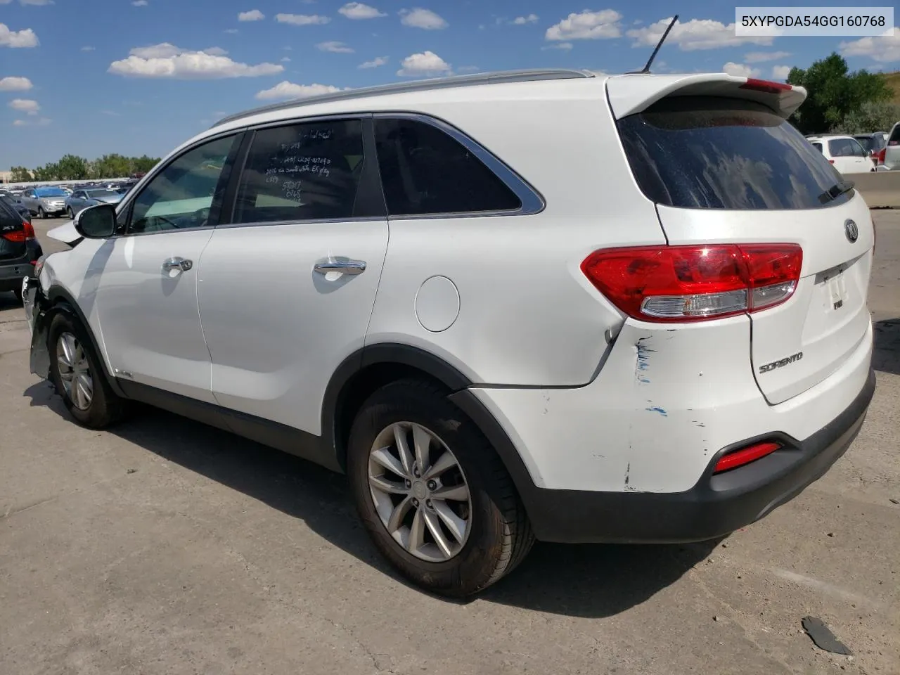 2016 Kia Sorento Lx VIN: 5XYPGDA54GG160768 Lot: 69195114