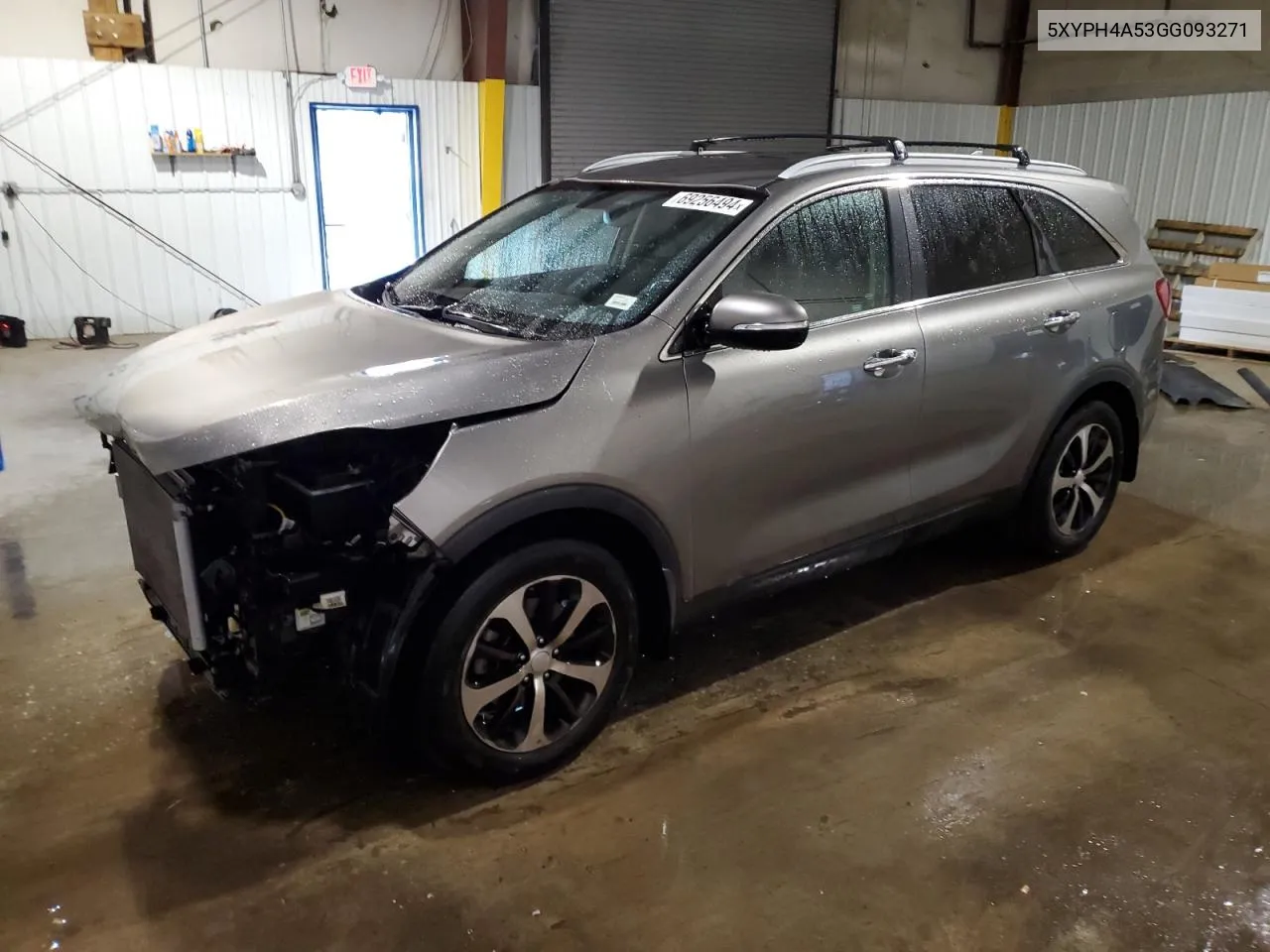 2016 Kia Sorento Ex VIN: 5XYPH4A53GG093271 Lot: 69256494