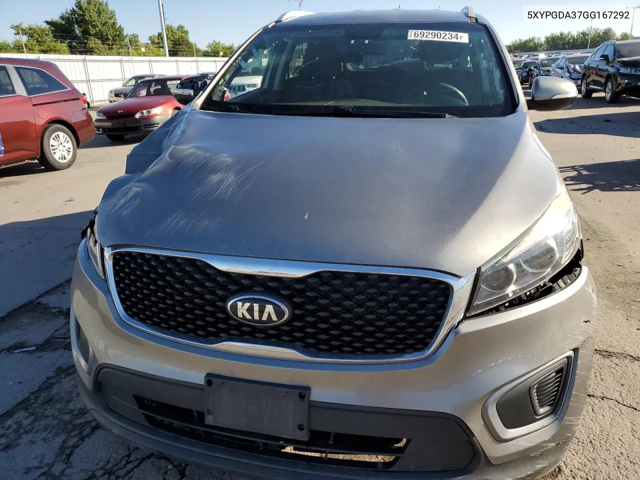 5XYPGDA37GG167292 2016 Kia Sorento Lx