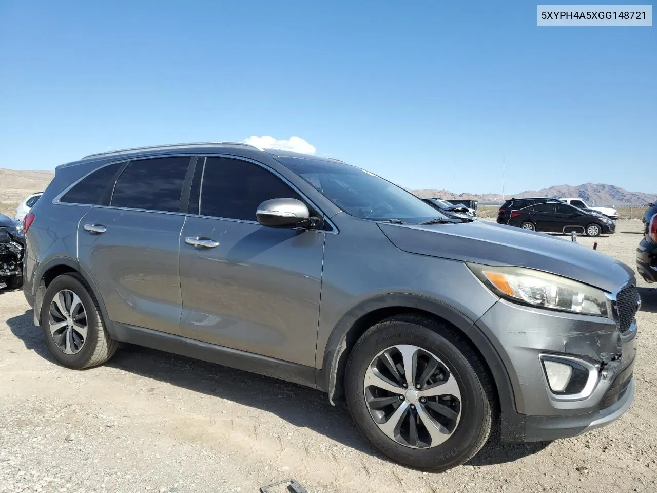 2016 Kia Sorento Ex VIN: 5XYPH4A5XGG148721 Lot: 69513644