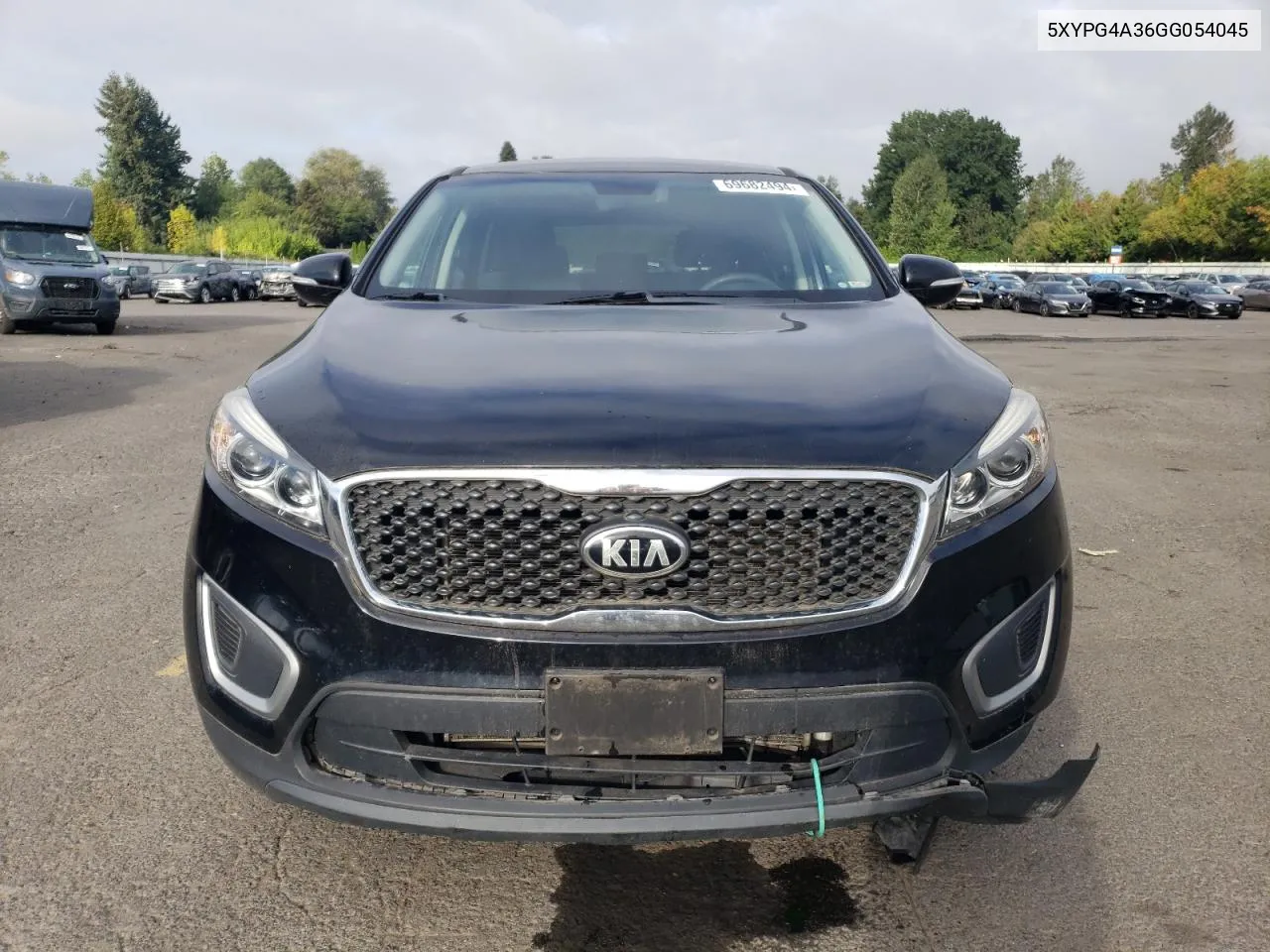 2016 Kia Sorento Lx VIN: 5XYPG4A36GG054045 Lot: 69682494