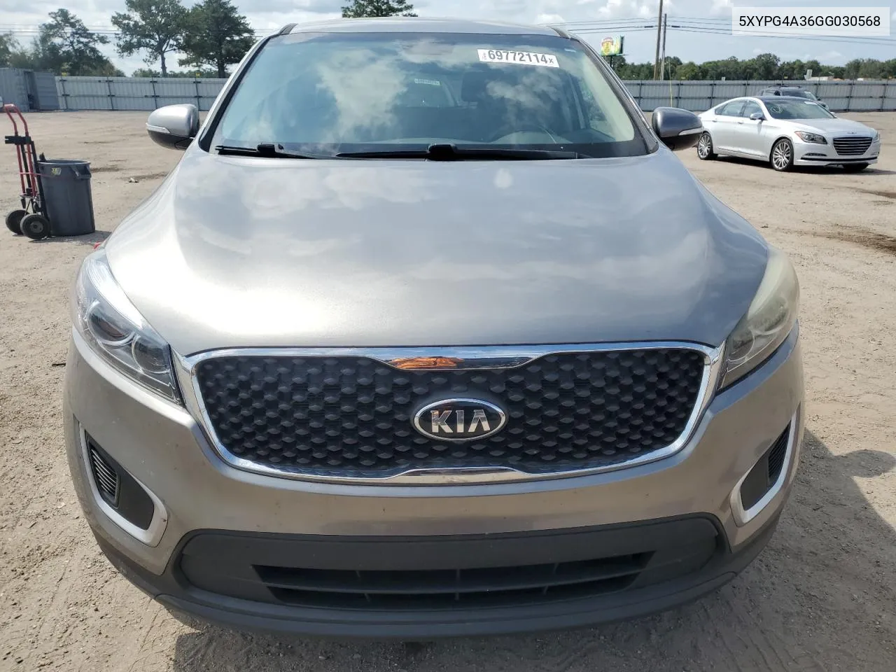 2016 Kia Sorento Lx VIN: 5XYPG4A36GG030568 Lot: 69772114