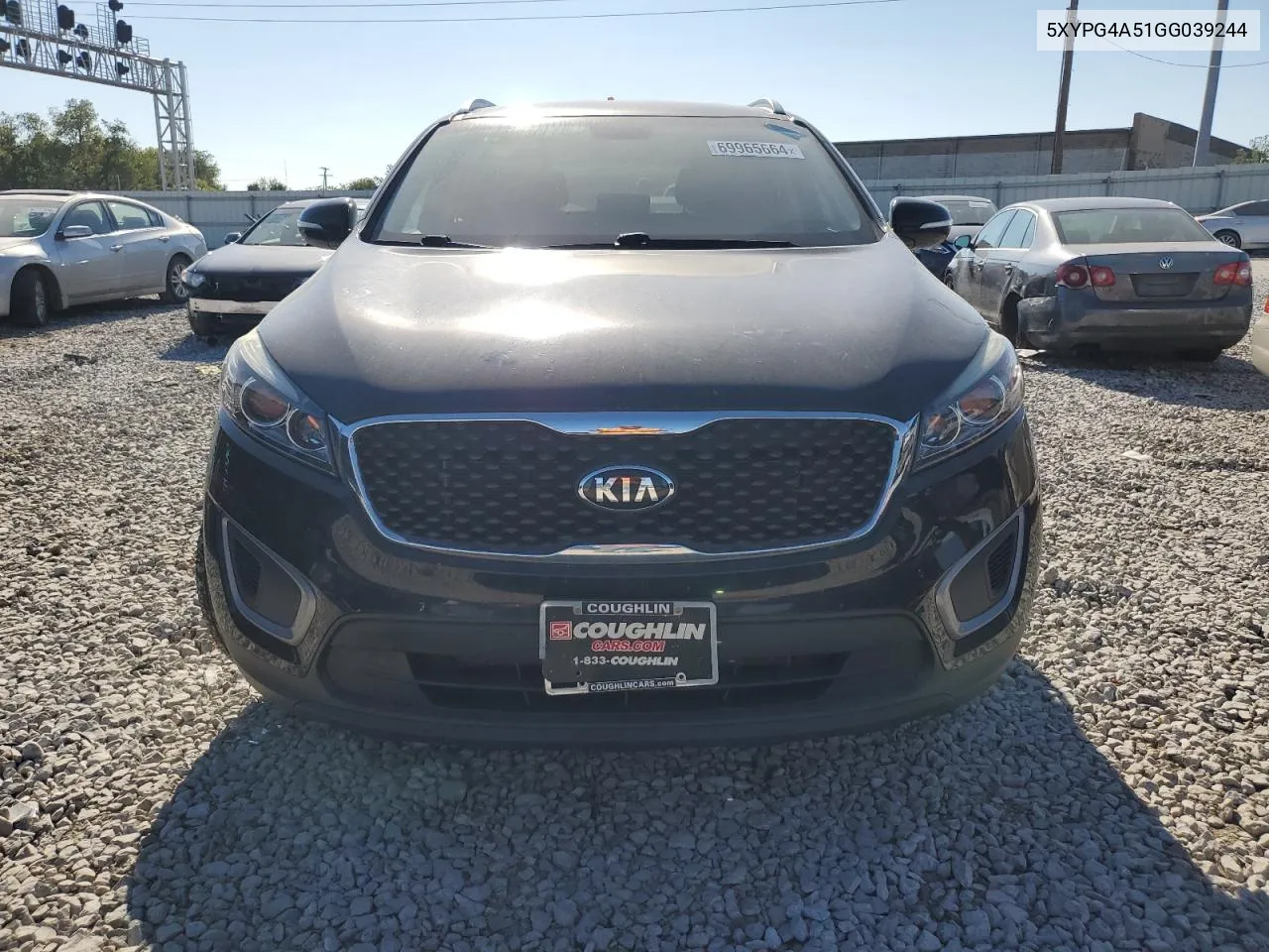 2016 Kia Sorento Lx VIN: 5XYPG4A51GG039244 Lot: 69965664