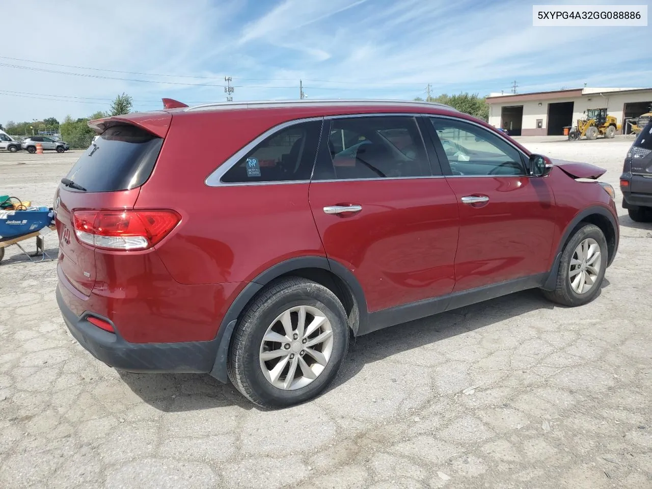 2016 Kia Sorento Lx VIN: 5XYPG4A32GG088886 Lot: 69998924