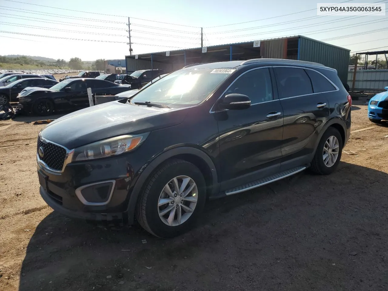 2016 Kia Sorento Lx VIN: 5XYPG4A35GG063545 Lot: 70283364