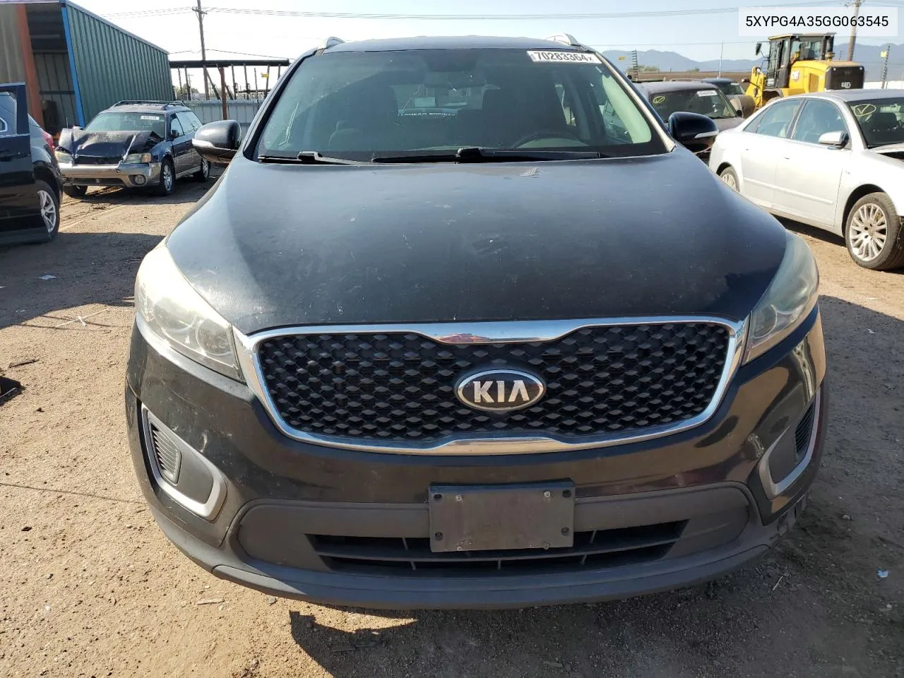 2016 Kia Sorento Lx VIN: 5XYPG4A35GG063545 Lot: 70283364