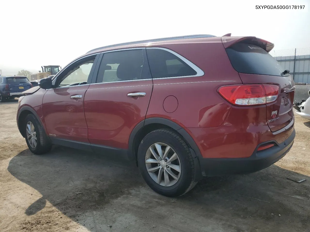 5XYPGDA50GG178197 2016 Kia Sorento Lx